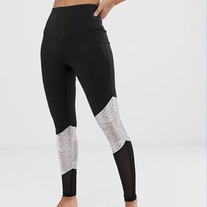 South Beach snake panel leggings